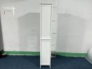 66.92" Tall Bathroom Storage Cabinet with Adjustable Shelves,1 Doors Freestanding Cabinet with Anti-Tip, Open compartments, for Home, Small Spaces, Ba