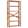 Bookshelf 39.4"x11.8"x70.9" Solid Acacia Wood Honey Finish