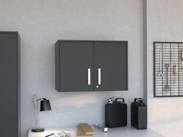 Storage Cabinet - Wall Cabinet, Three Interior Shelves, Double Door