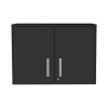 Storage Cabinet - Wall Cabinet, Three Interior Shelves, Double Door