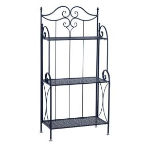 Metal Foldable 3-Tier Plant & Home D√©cor Display Stand Rack / Book Shelf