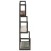 Wall Shelf 23.6"x7.9"x33.5" Solid Reclaimed Wood