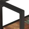 Wall Shelf 23.6"x7.9"x33.5" Solid Reclaimed Wood