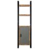 Bookshelf 19.7"x11.8"x66.9" Solid Mango Wood
