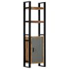 Bookshelf 19.7"x11.8"x66.9" Solid Mango Wood