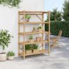 5-Layer Shelf 39.4"x15.7"x59.1" Bamboo