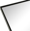 Wall Mirror 30"x20", Bathroom Mirror, Vanity Mirror, for Bathroom, Bedroom, Entryway, with Metal Frame, Modern & Contemporary Arch Top Wall Mirror (Bl