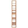 Shelving Unit 23.6"x11.8"x70.9" Solid Teak Wood