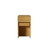 CC0212S106 Oak Bathroom Open Shelves Cabinet, Wall-mounted Storage Cabinet for Small Spaces