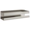 Shower Shelf 9.1"x2.6"x2.4" Brushed 304 Stainless Steel