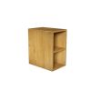 CC0212S106 Oak Bathroom Open Shelves Cabinet, Wall-mounted Storage Cabinet for Small Spaces