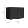 Storage Cabinet - Wall Cabinet, Three Interior Shelves, Double Door