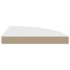 Floating Corner Shelves 2 pcs White 13.8"x13.8"x1.5" MDF