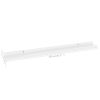 Wall Shelves 2 pcs High Gloss White 31.5"x3.5"x1.2"