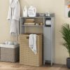 Over the Toilet Storage Cabinet with Toilet Paper Holder