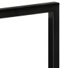 Wall Shelves 2 pcs 9.8"x9.8"x29.5" Solid Wood Acacia and Steel