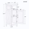 Bathroom Single Door Cabinet with Adjustable Shelf ‚Äì Versatile and Elegant Storage Solution