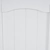 103.5*60*30cm Simple Triamine Adjustable Shelves Sideboard With Door Cabinet White
