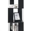 6 tier Rotating Bookshelf, Floor Rack Simple Bookcase with Acrylic plate Student Multi-Function Creative Bookshelf for Living Room with anti-toppling