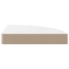 Floating Corner Shelf High Gloss White 9.8"x9.8"x1.5" MDF