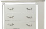 Milan Mirror Framed Chest made with Wood in White