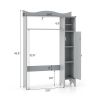 Over the Toilet Storage Cabinet with Toilet Paper Holder