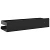 Shower Shelf Matt Black 11.8"x3.9"x2.4" Brushed 304 Stainless Steel