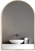 Gold 24x36 INCH Metal Arch Barhroom mirror