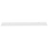 Wall Shelves 2 pcs High Gloss White 39.4"x3.5"x1.2"