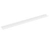 Wall Shelves 2 pcs High Gloss White 39.4"x3.5"x1.2"