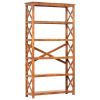Bookshelf 39.4"x11.8"x70.9" Solid Acacia Wood Honey Finish