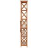 Bookshelf 39.4"x11.8"x70.9" Solid Acacia Wood Honey Finish