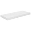 Floating Wall Shelves 4 pcs High Gloss White 23.6"x9.3"x1.5" MDF