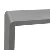Wall Cube Shelves 3 pcs Gray MDF