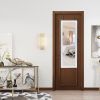 Non Full Mirror Wooden Wall Mounted 4-Layer Shelf, 2 Drawers, 8 Blue LED Lights, Jewelry Storage Mirror Cabinet - White