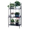 Metal Foldable 3-Tier Plant & Home D√©cor Display Stand Rack / Book Shelf