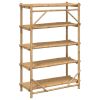 5-Layer Shelf 39.4"x15.7"x59.1" Bamboo