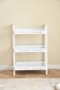 Three-tier Solid Wood Shelving Unit