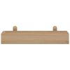 Wall Shelves 2 pcs 15.7"x5.9"x2.4" Solid Wood Teak