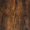 Bookshelf 4-Tier Smoked Oak 13.8"x11.8"x54.5" Engineered Wood