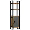Bookshelf 19.7"x11.8"x66.9" Solid Mango Wood