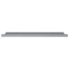 Picture Frame Ledge Shelves 2 pcs Gray 31.5"x3.5"x1.2" MDF