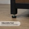 Industrial Wood Bookcase Retro Bookshelf Storage Display Rack Utility Book Shelf