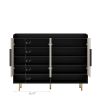 Shoe Cabinet with 4 Doors Large Modern Shoe Storage Organizer Cabinet with Adjustable Shelves for Entryway Black Shoe Rack Cabinet for Living room, be