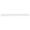 Wall Shelves 2 pcs High Gloss White 45.3"x3.5"x1.2"