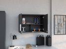 Storage Cabinet - Wall Cabinet, Three Interior Shelves, Double Door
