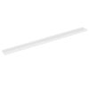 Wall Shelves 2 pcs High Gloss White 45.3"x3.5"x1.2"