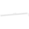 Wall Shelves 2 pcs High Gloss White 45.3"x3.5"x1.2"