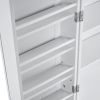 103.5*60*30cm Simple Triamine Adjustable Shelves Sideboard With Door Cabinet White