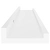 Wall Shelves 4 pcs White 23.6"x3.5"x1.2"